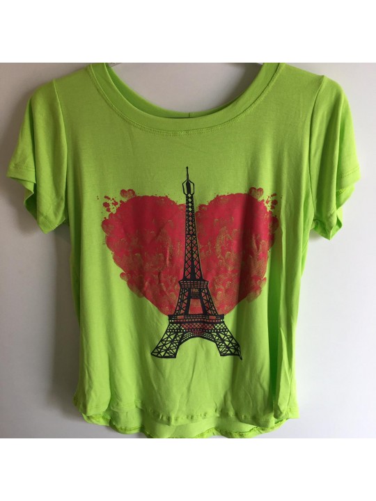 T-shirt  verde  