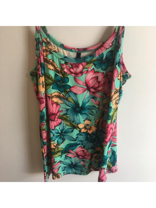 Blusa alça floral  