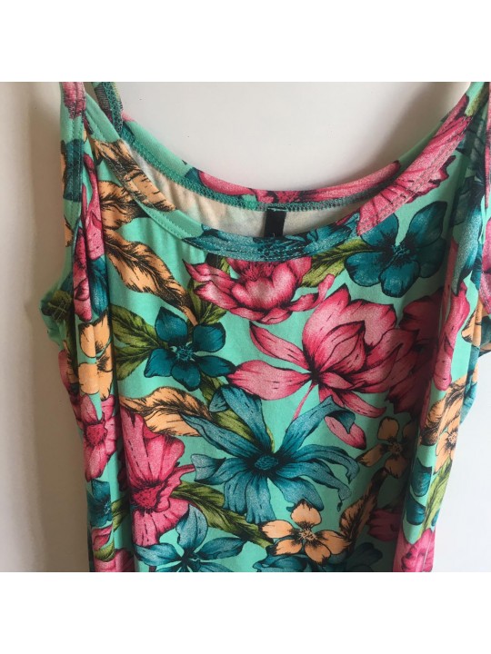 Blusa alça floral  