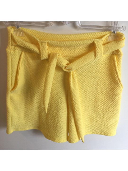 Short clochard amarelo  