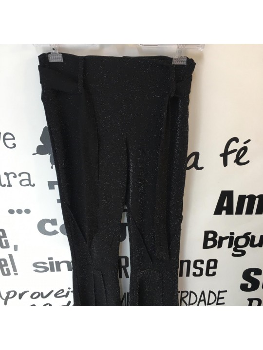 Calça Flare Lurex  