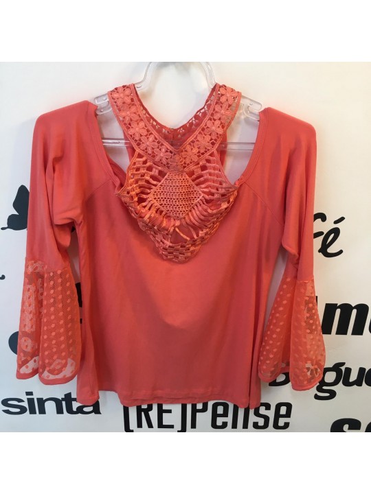 Blusa manga longa   