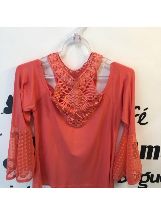 Blusa manga longa   