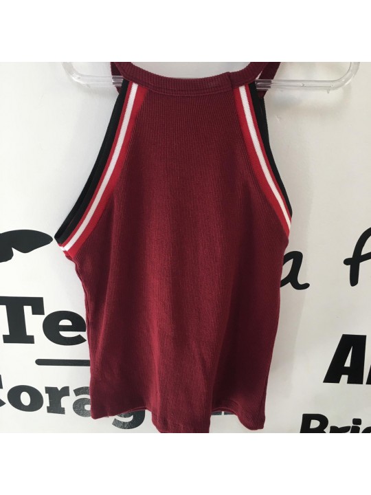 Blusa Alcinha  Detalhes em listra