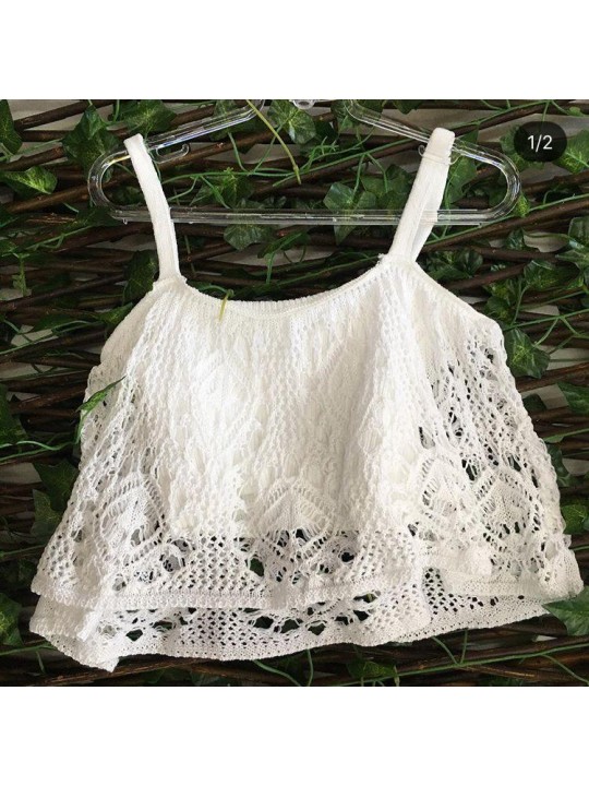 Cropped De Renda Branco  