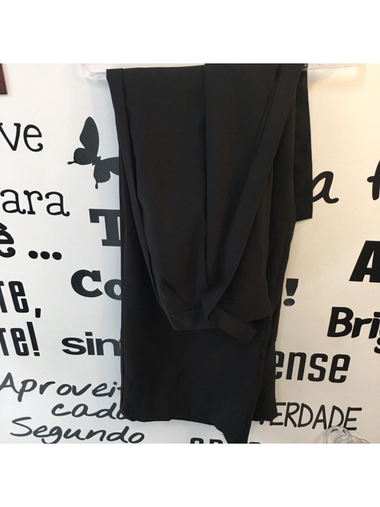 Calça Preta Pantalona   