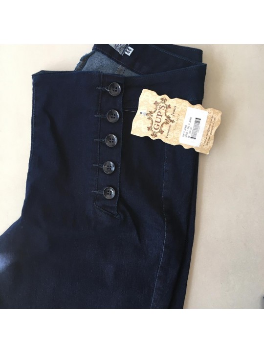 Calça Flare Jeans Basica   Contém Botões  