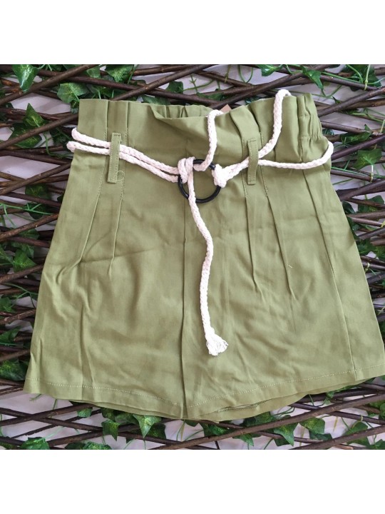 SHORT VERDE  CONTEM CINTO EM CORDÃO  TAMANHO P