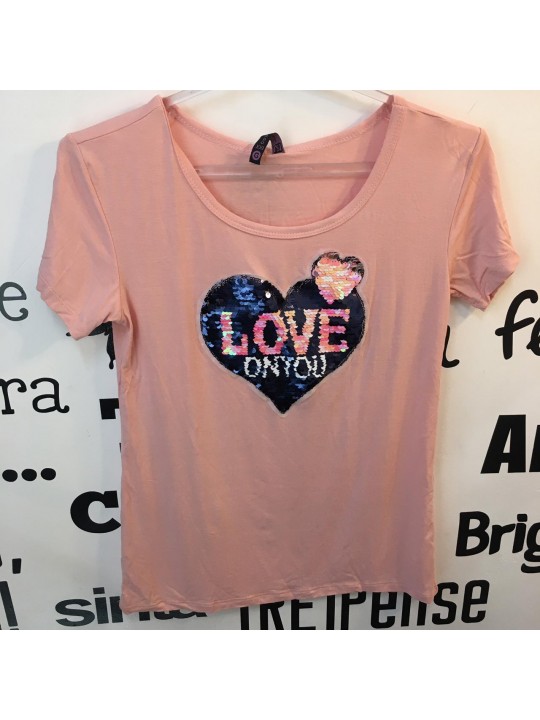 T-SHIRT ROSA  TAMANHO G