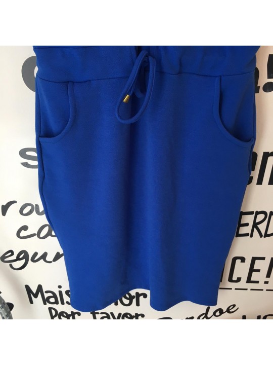 VESTIDO MIDI AZUL  TAMANHO G