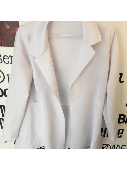 BLAZER BRANCO  TAMANHO GG