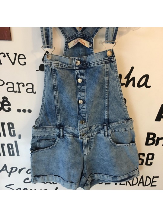 Jardineira jeans  Tamanho 40