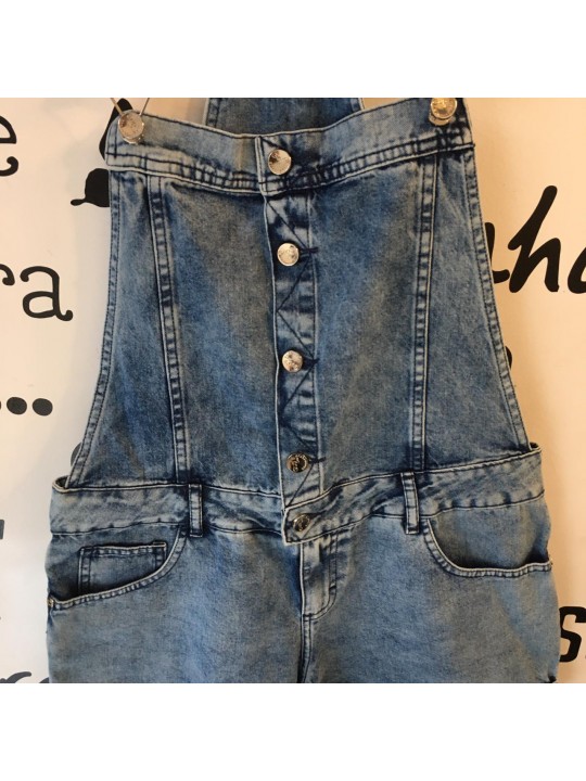 Jardineira jeans  Tamanho 38